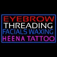 Eyebrow Threading Facials Wa ing Enseigne Néon