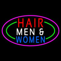 Hair Men And Women Enseigne Néon