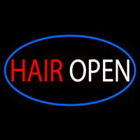Hair Open Enseigne Néon