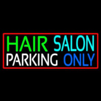 Hair Salon Parking Only Enseigne Néon