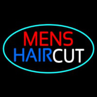 Mens Hair Cut Enseigne Néon
