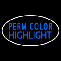 Perm Color Highlight Enseigne Néon