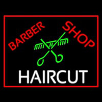 Barbershop Haircut Enseigne Néon