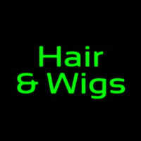 Green Hair And Wigs Enseigne Néon