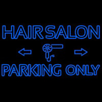 Hair Salon Parking Only Enseigne Néon