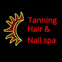 Tanning Hair And Spa Enseigne Néon