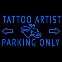 Tattoo Artist Parking Only Enseigne Néon