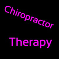 Chiropractor Therapy Enseigne Néon