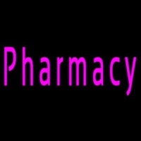 Cursive Pink Pharmacy Enseigne Néon