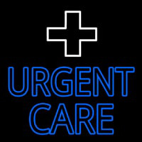 Urgent Care Plus Logo Enseigne Néon