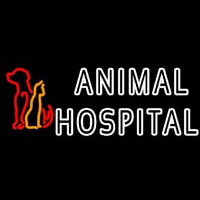 Double Stroke Animal Hospital Enseigne Néon