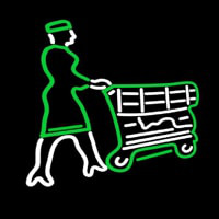 Grocery Logo Enseigne Néon