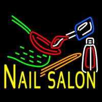 Nail Salon Logo Enseigne Néon