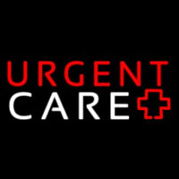 Red Urgent Care Plus Logo 1 Enseigne Néon
