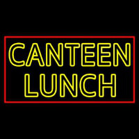 Double Stroke Canteen Lunch Enseigne Néon
