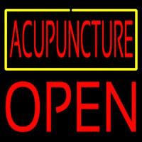Acupuncture Block Open Enseigne Néon
