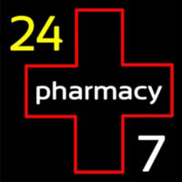 24 Pharmacy Enseigne Néon