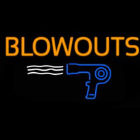 Blowouts Logo Enseigne Néon