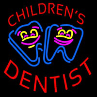Childrens Dentist Enseigne Néon